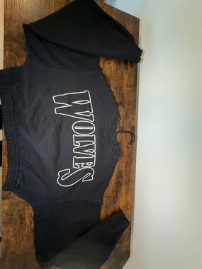 Darc Sport Black 'WOLVES' Crewneck Sweatshirt